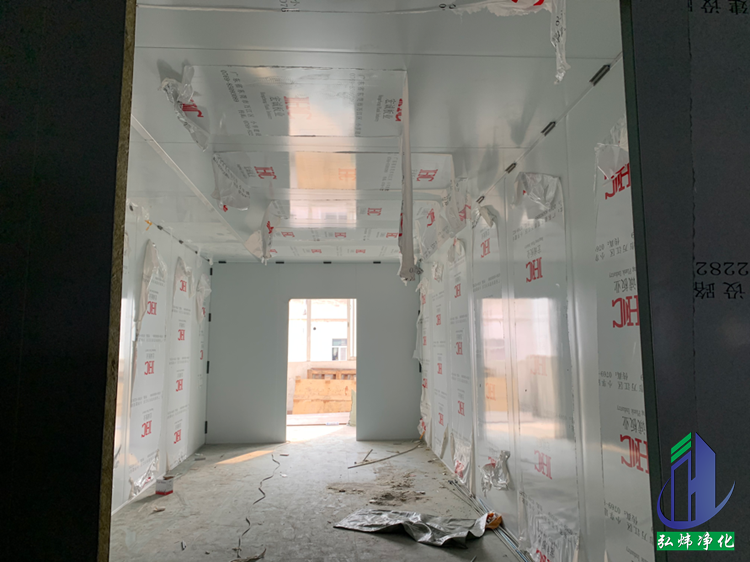 潔凈車間-天花吊頂完成 潔凈車間-天花吊頂完成